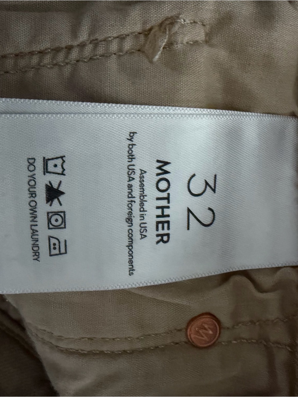 MOTHER Cropped Ankle Jeans in Light Brown - Picture 7 of 9